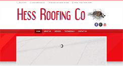 Desktop Screenshot of hessroofingco.com